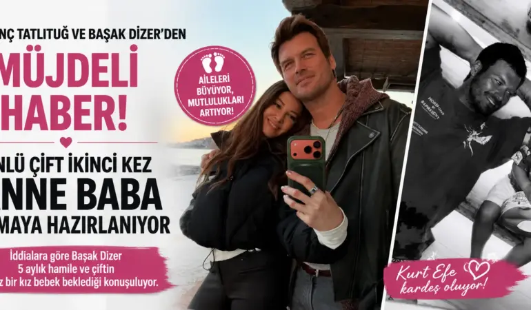 Başak Dizer 5 Aylık Hamile! Tatlıtuğ Ailesine Kız Bebek Geliyor İddiası