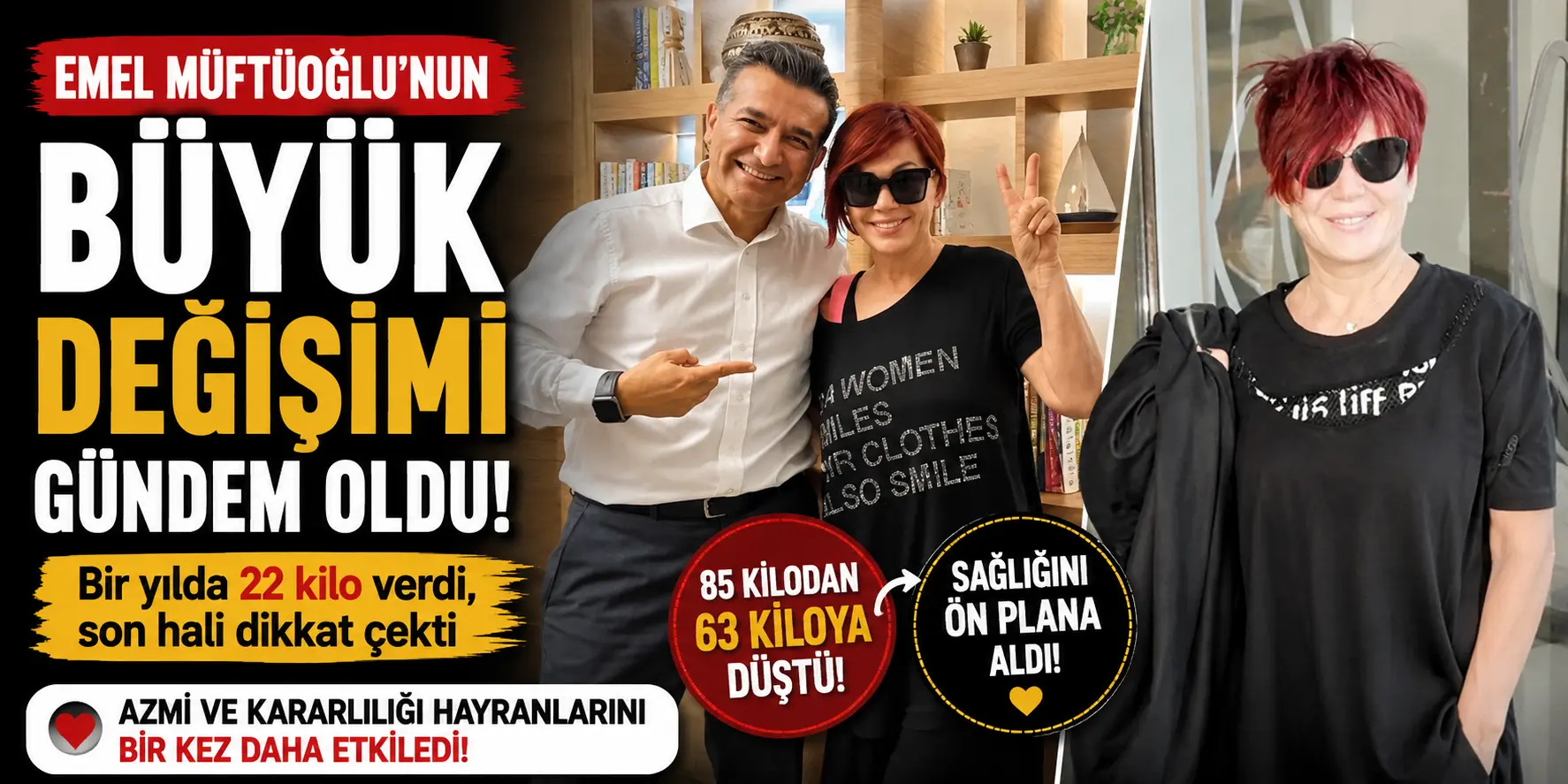 Görenler Tanıyamadı! Emel Müftüoğlu’nun Son Hali Sosyal Medyayı Salladı