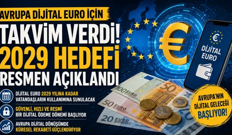 Avrupa’nın Dijital Para Planı Netleşti! 2029 Takvimi Resmen Duyuruldu