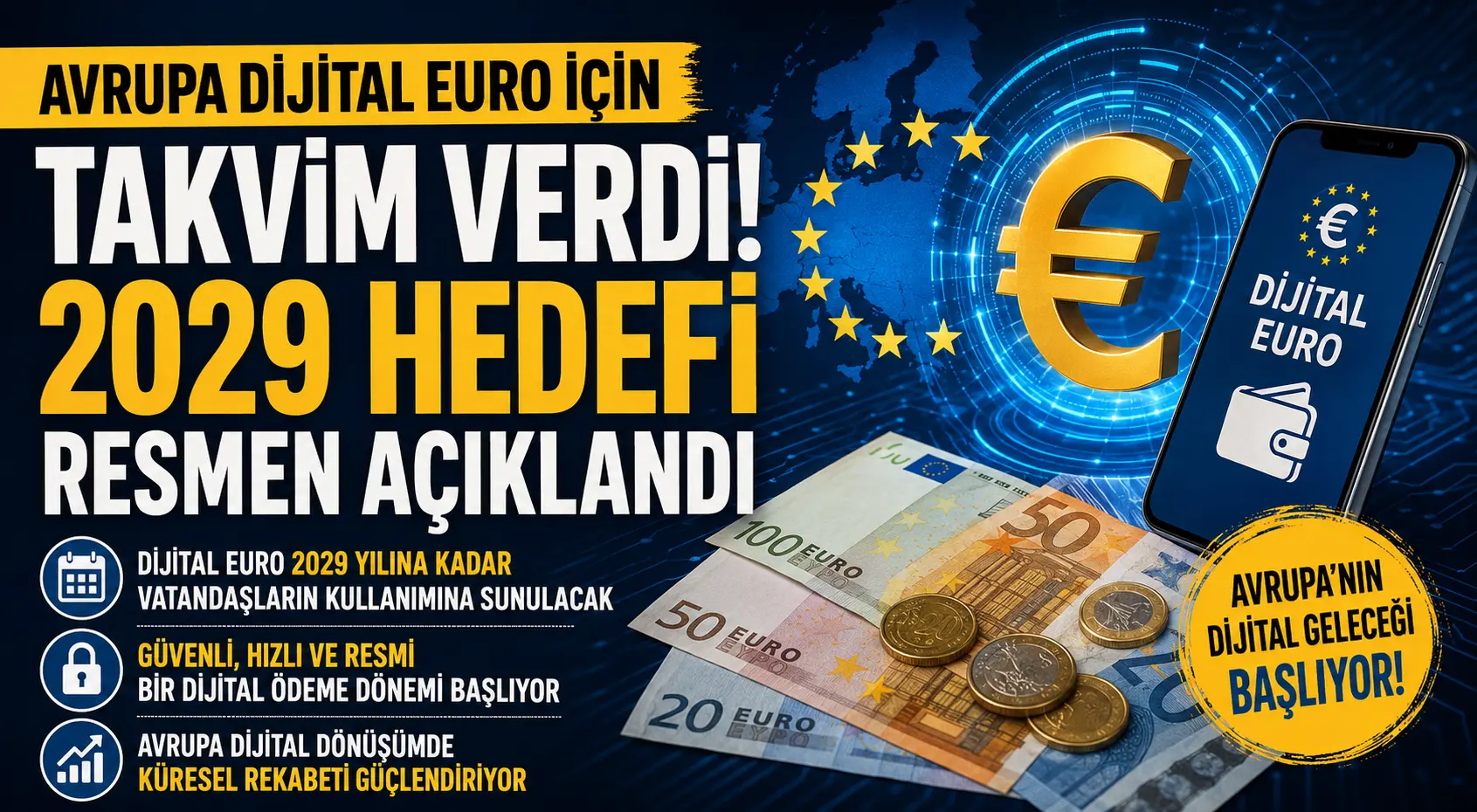 Avrupa’nın Dijital Para Planı Netleşti! 2029 Takvimi Resmen Duyuruldu