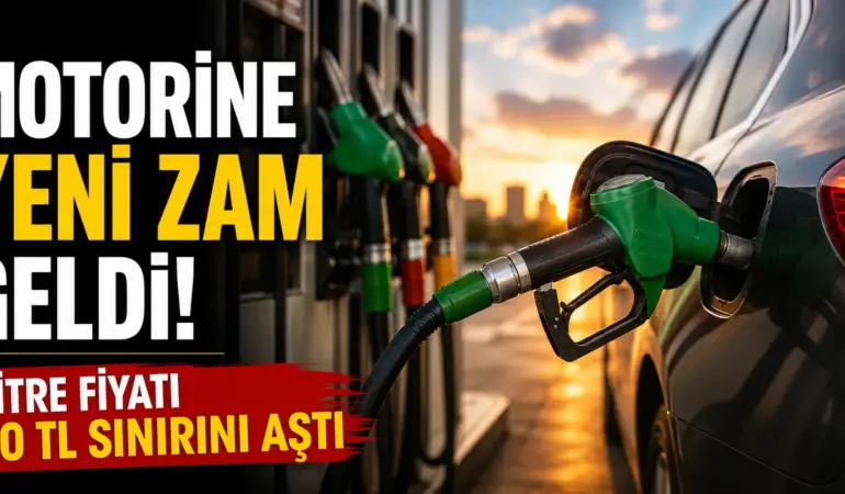Akaryakıtta Yeni Şok! Motorin Fiyatları Rekor Seviyeye Ulaştı