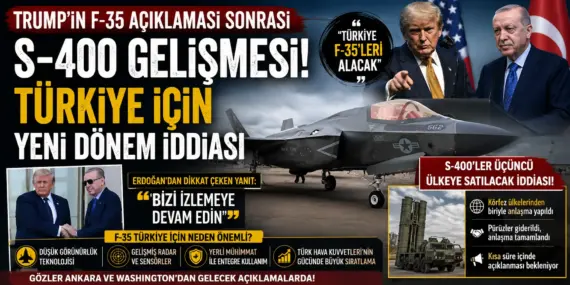 Trump’ın F-35 Açıklaması Ankara’da Gündem Yarattı! S-400’ler İçin Kritik İddia