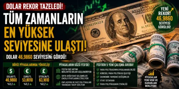 Dolar Uçuşa Geçti! Tüm Zamanların Zirvesini Gördü