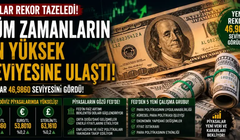 Dolar Uçuşa Geçti! Tüm Zamanların Zirvesini Gördü