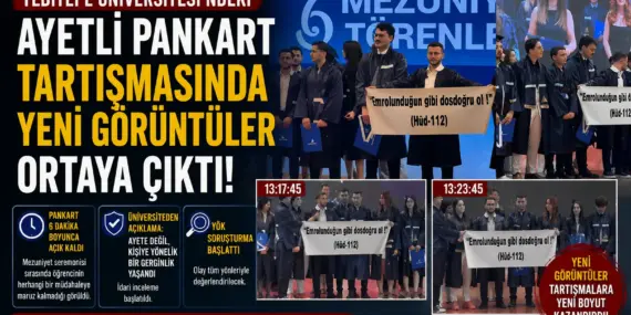 Yeditepe’deki Pankart Tartışmasında Yeni Görüntüler! Gerçek Ortaya Çıkıyor
