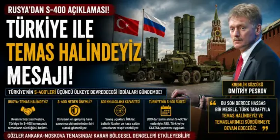 S-400 İçin Dünyanın Beklediği Açıklama! Rusya İlk Kez Konuştu