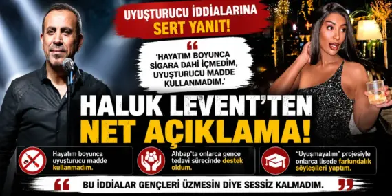 Haluk Levent Sessizliğini Bozdu! Uyuşturucu İddialarına Çok Sert Yanıt