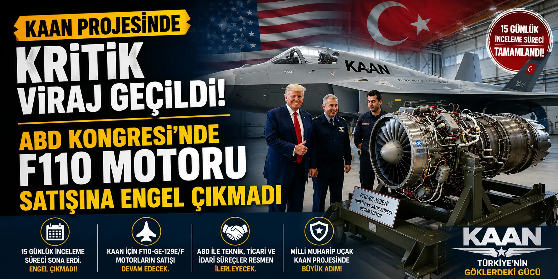 Türkiye’nin Milli Gururunda Kritik Zafer! KAAN’ın Motorunda Engel Aşıldı