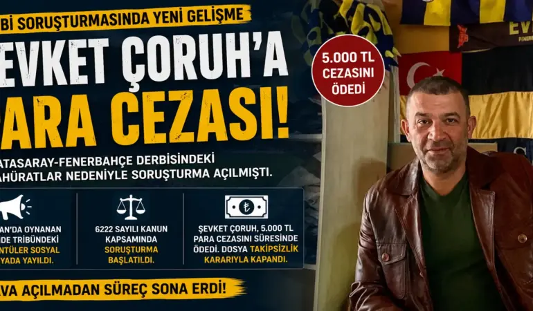 Derbideki Görüntüler Gündem Olmuştu! Şevket Çoruh Hakkında Yeni Gelişme