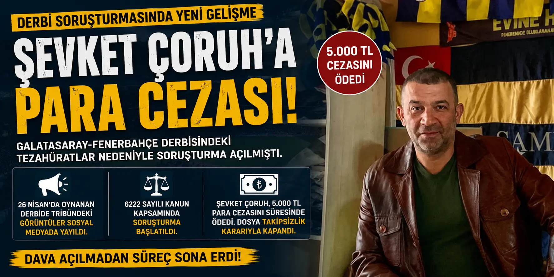 Derbideki Görüntüler Gündem Olmuştu! Şevket Çoruh Hakkında Yeni Gelişme