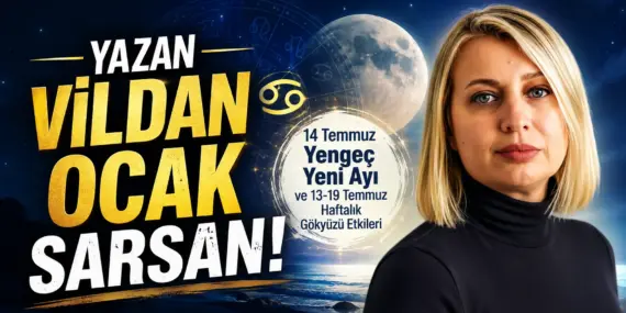 14 Temmuz Yengeç Yeni Ayı ve 13–19 Temmuz Haftalık Gökyüzü Etkileri