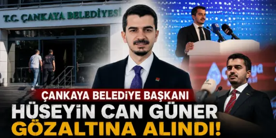 Çankaya Belediyesi’ne Dev Operasyon! Başkan Hüseyin Can Güner Gözaltında