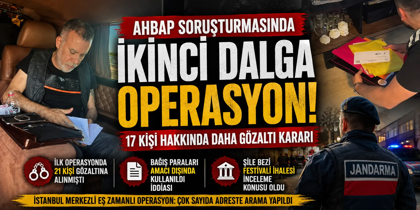 AHBAP Soruşturmasında İkinci Dalga! 17 Kişi Hakkında Gözaltı Kararı