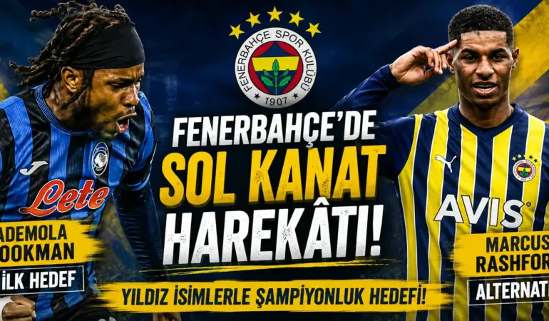 Fenerbahçe’den Transfer Bombası! Lookman Olmazsa Hedef Rashford