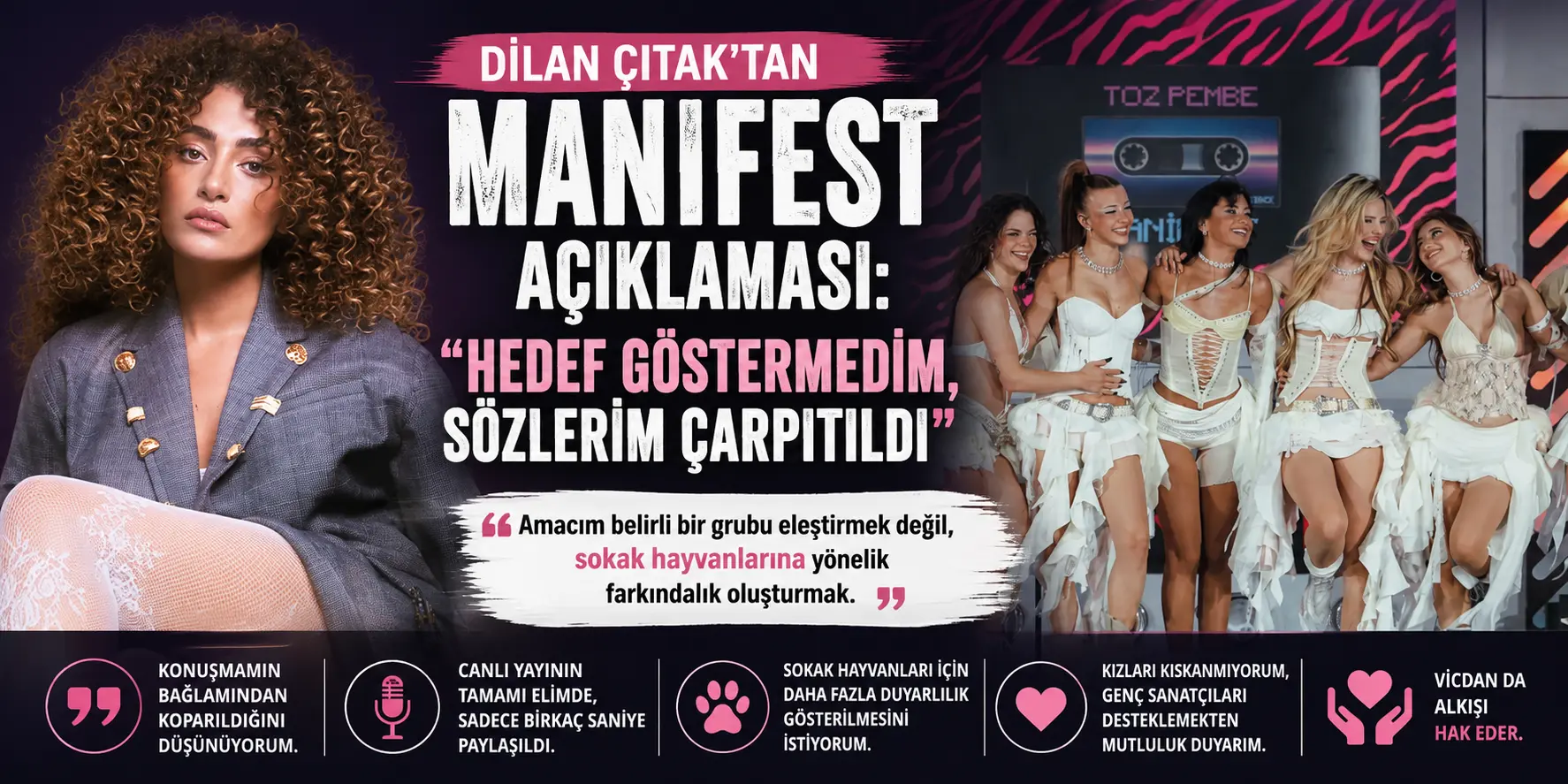Manifest Tartışması Büyüdü! Dilan Çıtak’tan Peş Peşe Açıklamalar