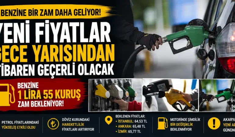 Araç Sahiplerine Kötü Haber! Benzinde Yeni Zam Kapıda