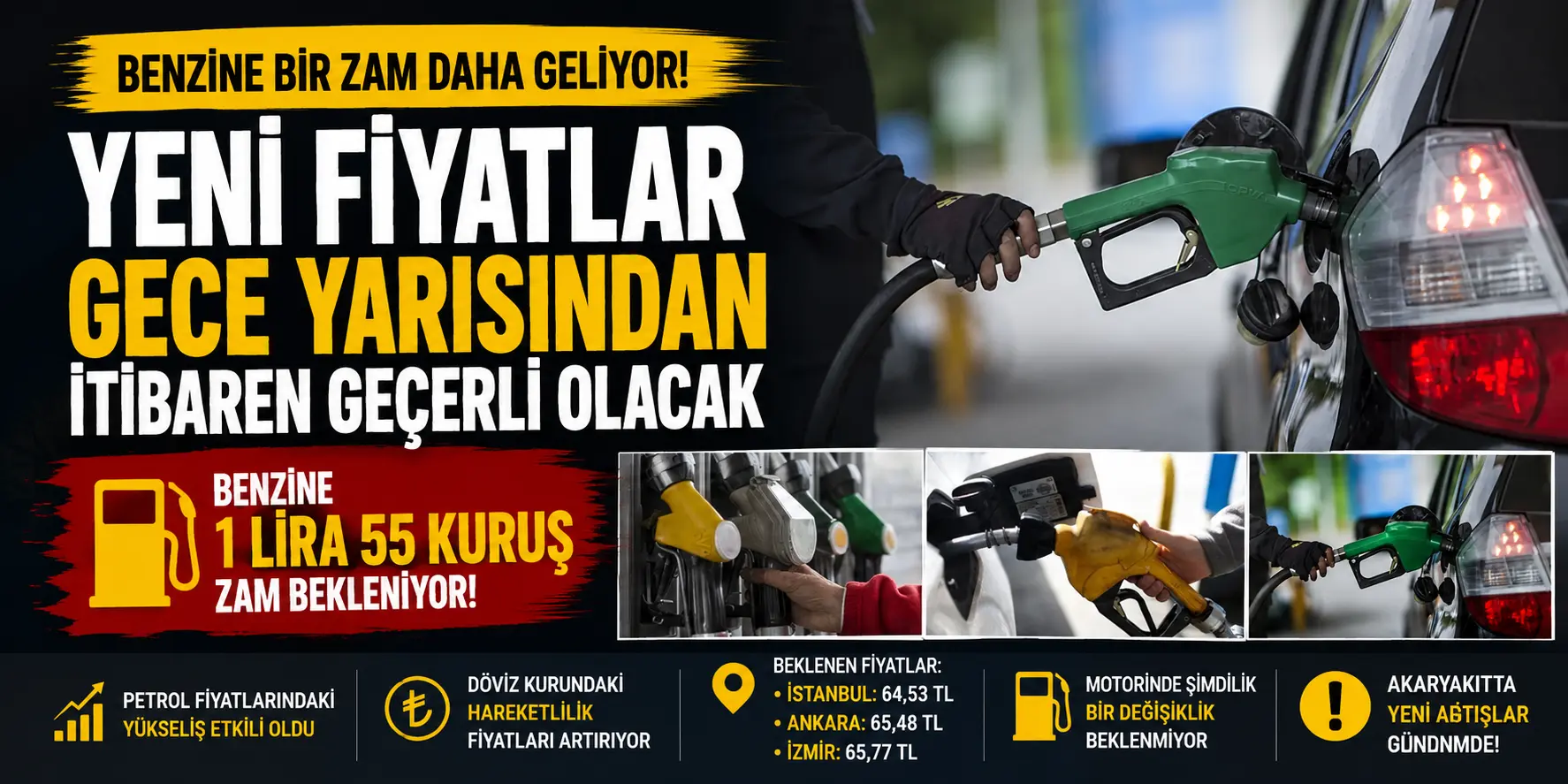 Araç Sahiplerine Kötü Haber! Benzinde Yeni Zam Kapıda