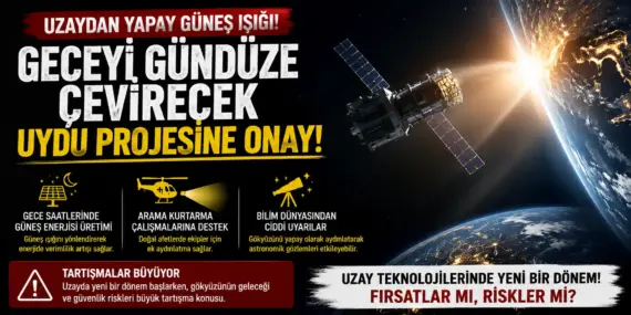 Geceyi Gündüze Çevirecek Proje Onaylandı! Uzaydan Güneş Işığı Dönemi Başlıyor