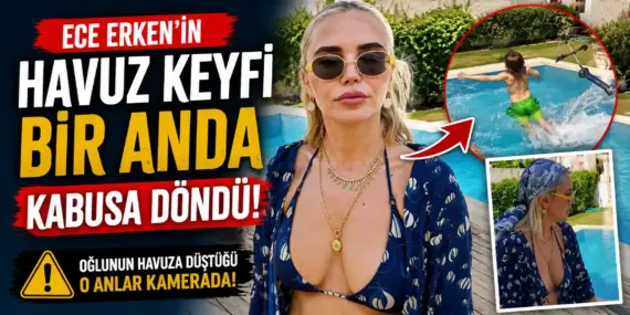 Saniyeler İçinde Büyük Panik! Ece Erken Oğlunu Görünce Harekete Geçti