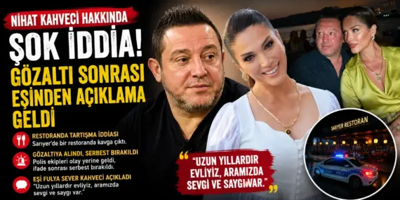 Nihat Kahveci Hakkında Şok İddia! Gözaltı Sonrası Eşinden İlk Açıklama Geldi