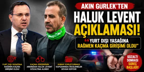 Ahbap Soruşturmasında Yeni Perde! Haluk Levent İçin Kritik Açıklama