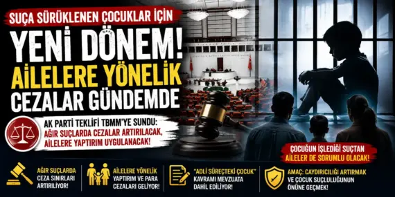 TBMM’de Kritik Teklif! Suça Sürüklenen Çocuklar İçin Cezalar Artıyor
