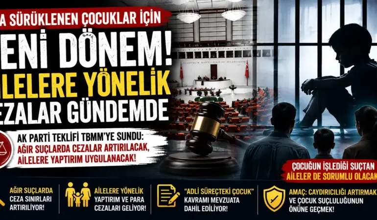 TBMM’de Kritik Teklif! Suça Sürüklenen Çocuklar İçin Cezalar Artıyor