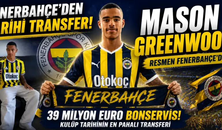 Resmen Açıklandı! Fenerbahçe, Greenwood’u KAP’a Bildirdi