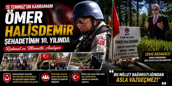 15 Temmuz’un Kahramanı Unutulmadı! Ömer Halisdemir Kabri Başında Dualarla Anıldı