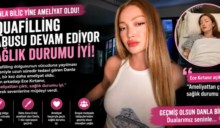 Danla Bilic’in Estetik Kabusu Bitmiyor! Bir Kez Daha Ameliyat Masasında