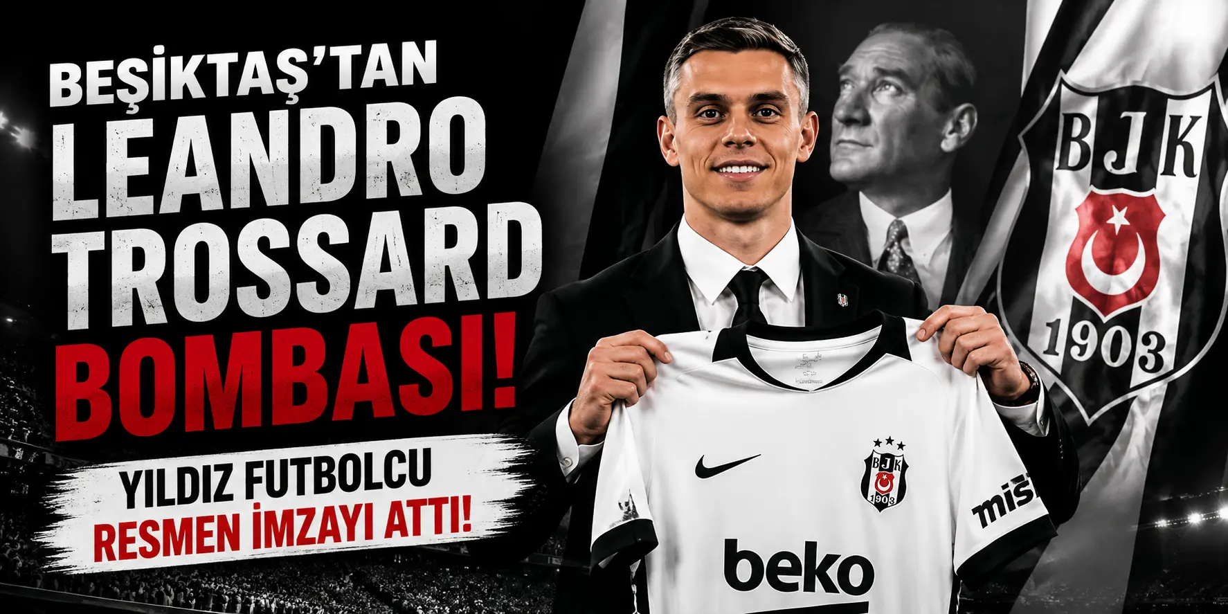 Beşiktaş’tan Yılın Transferi! Leandro Trossard İmzayı Attı