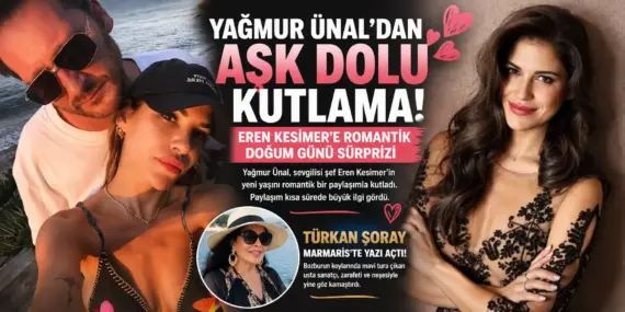Yağmur Ünal’dan Aşk Dolu Paylaşım! Eren Kesimer’e Romantik Sürpriz