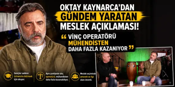 Oktay Kaynarca’dan Gençlere Mesaj: Diploma Değil, Meslek Kazandırıyor