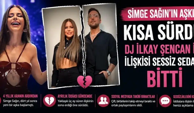 Büyük Aşk Kısa Sürdü! Simge Sağın ve İlkay Şencan Ayrıldı
