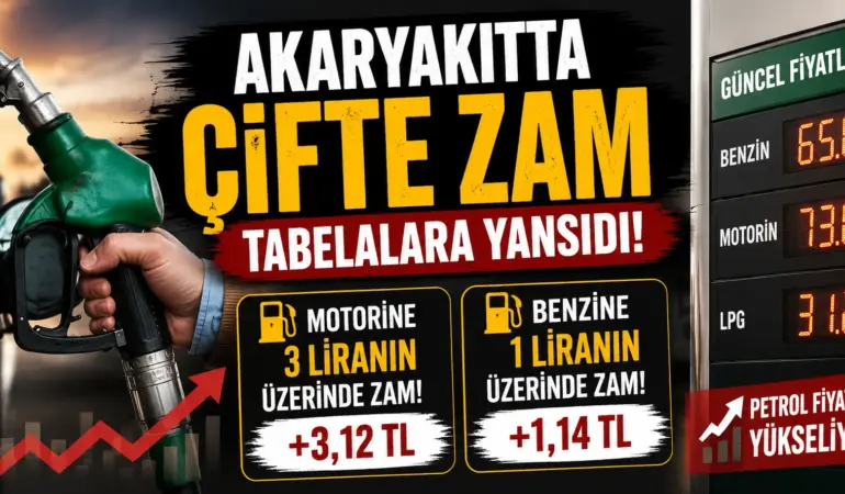 Pompa Fiyatları Yine Değişti! Akaryakıtta Yeni Zam Dalgası