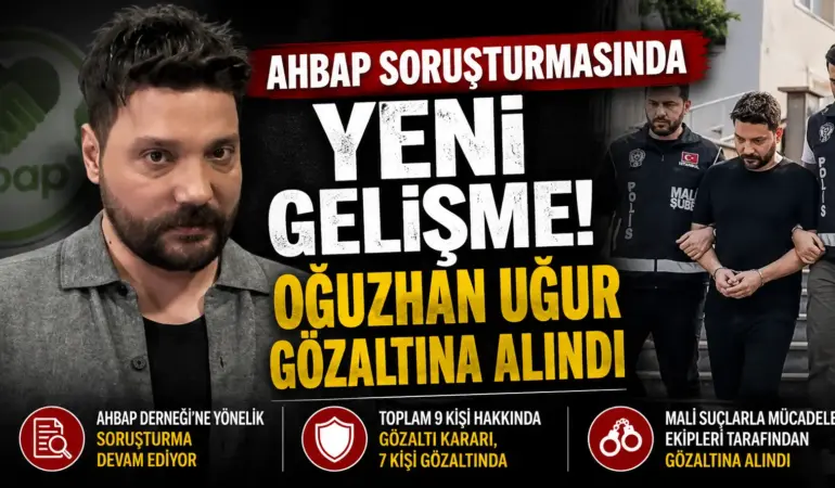 Deprem Dönemi Bağış İncelemesinde Yeni Adım: Oğuzhan Uğur Gözaltına Alındı İddiası