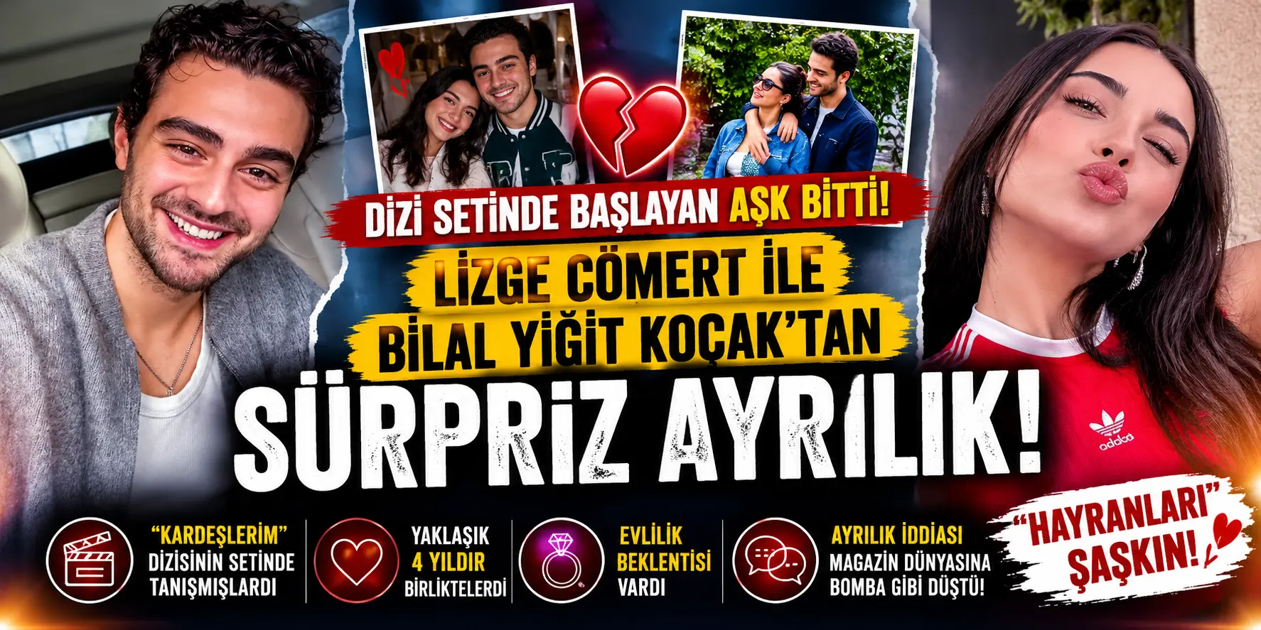 Herkes Düğün Bekliyordu! 4 Yıllık Aşk Sessiz Sedasız Bitti