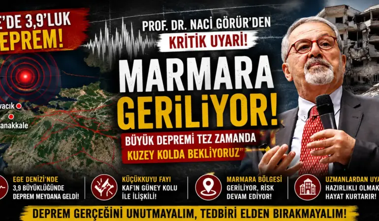 Depremin Ardından Naci Görür Alarm Verdi! Marmara İçin Çarpıcı Açıklama
