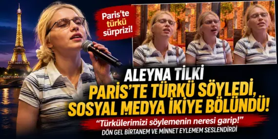 Paris’te Türkü Sürprizi! Aleyna Tilki’nin Performansı Sosyal Medyayı Salladı
