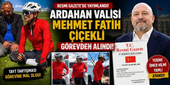 Resmî Gazete’de Flaş Karar! Ardahan Valisi Mehmet Fatih Çiçekli Görevden Alındı