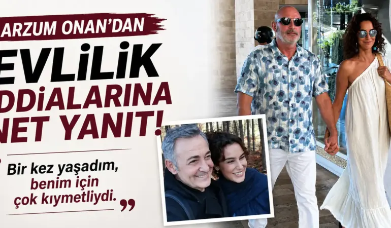 Arzum Onan’dan Dikkat Çeken Evlilik Açıklaması!