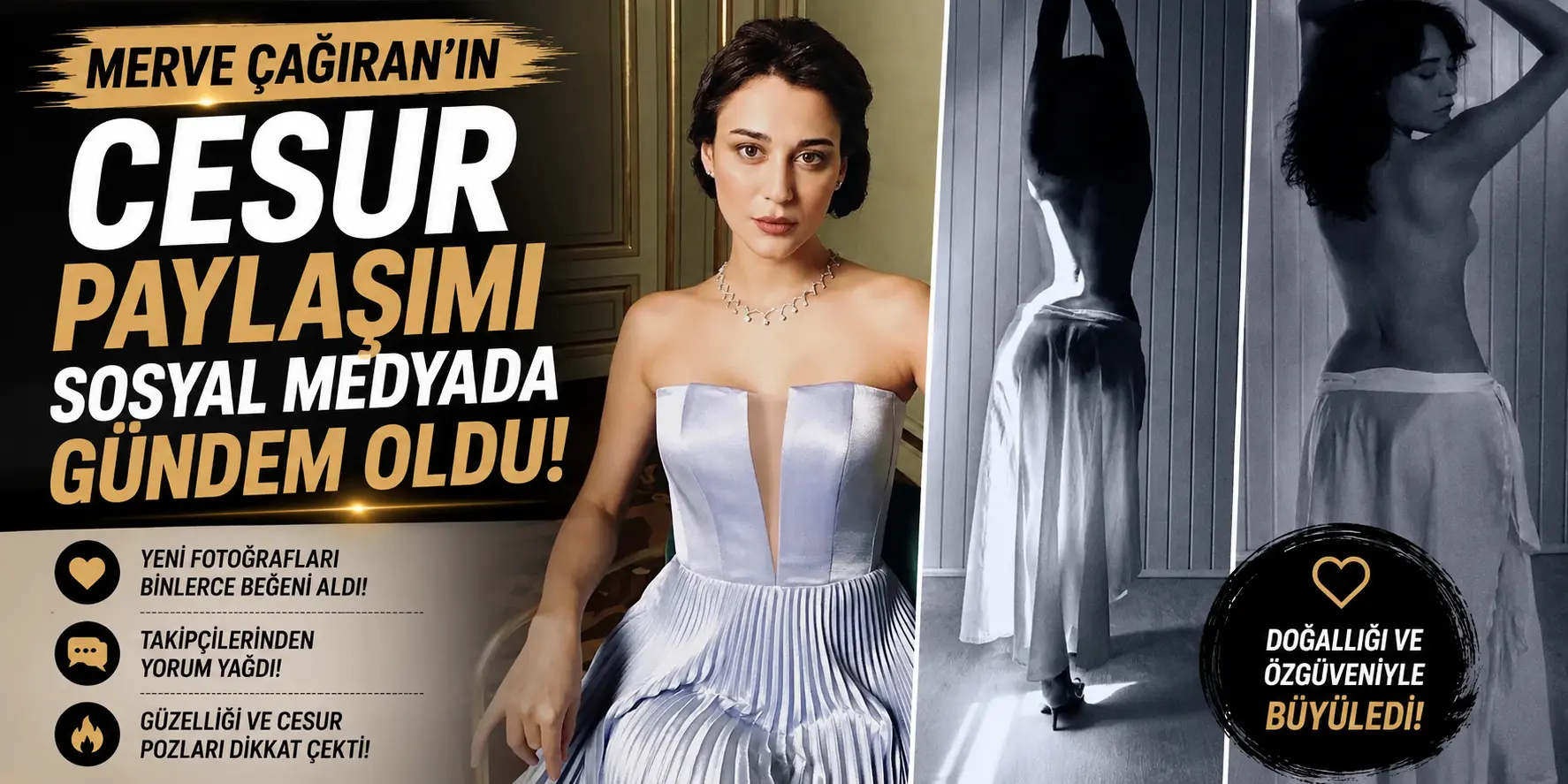 Merve Çağıran’dan Dikkat Çeken Pozlar! Takipçileri İkiye Böldü