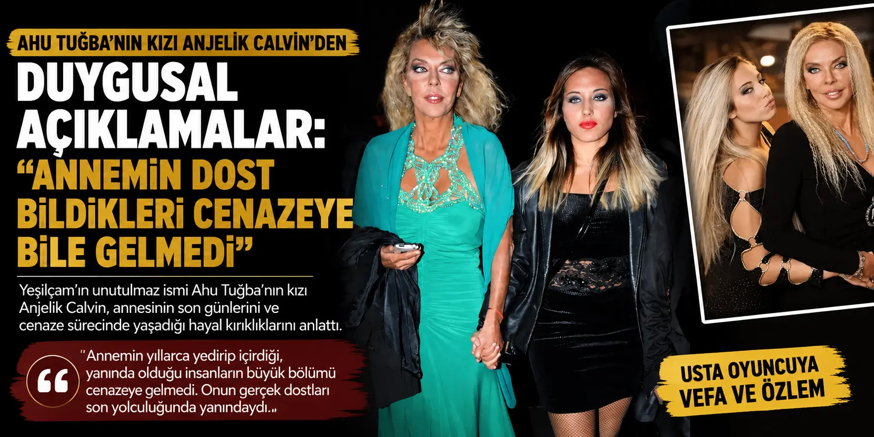 Anjelik Calvin Sessizliğini Bozdu! Cenaze Günü Yaşananları İlk Kez Anlattı