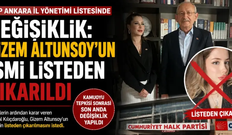 Kemal Kılıçdaroğlu’ndan Kritik Hamle! Gizem Altunsoy Kararı Gündem Oldu