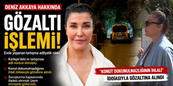 Deniz Akkaya Hakkında Şok Gelişme! Ev Krizi Karakolda Bitti