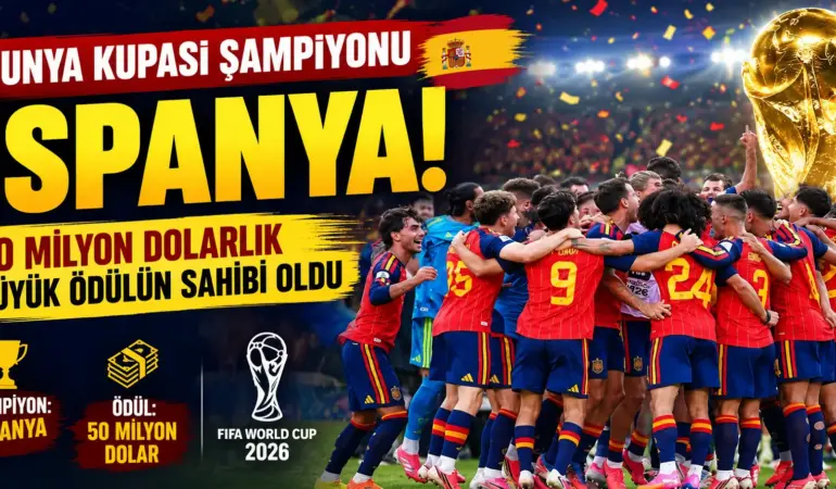 İspanya Dünya Kupası’nı Kaldırdı, Kasasını da Doldurdu!