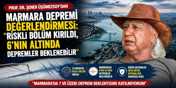 Ezber Bozan Marmara Yorumu! Üşümezsoy Deprem Büyüklüğü İçin Rakam Verdi