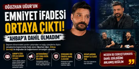 Oğuzhan Uğur’un İfadesi Ortaya Çıktı: “Ahbap’a Dahil Olmadım”