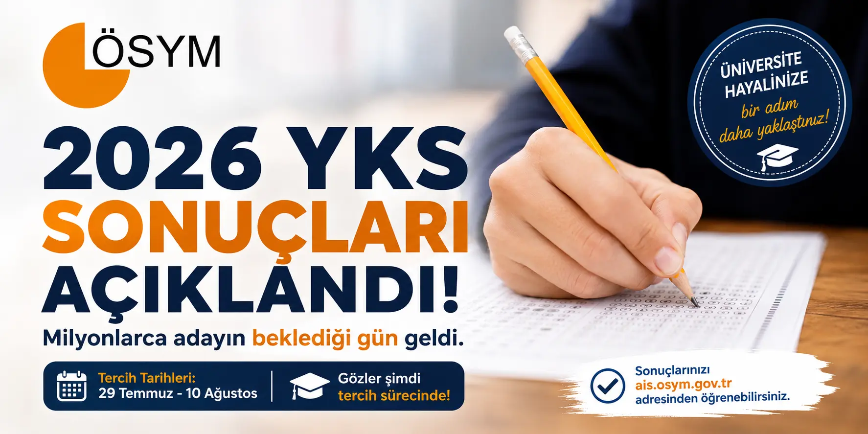 Üniversite Yolunda Kritik Viraj! 2026 YKS Sonuçları Açıklandı