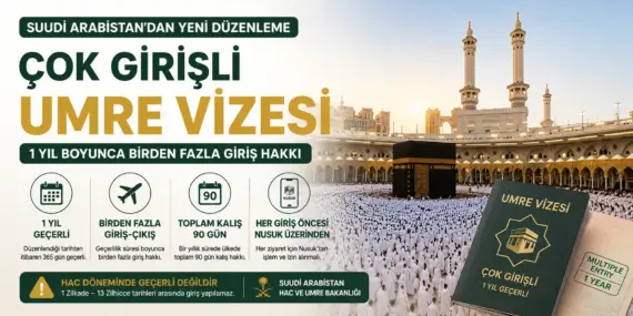 Son Dakika! Suudi Arabistan Çok Girişli Umre Vizesinin Tüm Kurallarını Açıkladı